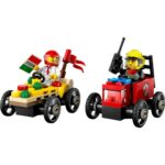 PACHET DE CURSE FURGONETA DE PIZZ VS. CAMION DE POMPIERI, LEGO 60458 - Image 5