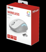 Mouse Wireless Trust Yvi FX, 1600 dpi, Alb - Image 5