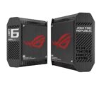 Kit Routere Wireless Asus GT6(B-2-PK)Black, tri-band, WI-FI 6, Standard retea: WiFi 6 (802.11ax), IPv4, IPv6, Backwards compatible with 802.11a/b/g/n/ac Wi-Fi, segment AX10000, , 2.4GHz  574Mbps, 5G-1Hz 4804Mbps, 5G-2 4804Mbps, 9 antene interne, Procesor 1.7Ghz, 256mb flash, 512mb ram, interfata: 1 - Image 2