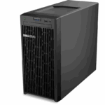 PowerEdge T150 Tower Server Intel Xeon E-2314 2.8GHz, 8M Cache, 4C/4T, Turbo (65W), 3200 MT/s, 2x 16GB UDIMM, 3200MT/s, ECC, 2TB 7.2K RPM SATA 6Gbps 512n 3.5in Cabled Hard Drive, 3.5" Chassis with up to 4 Hard Drives, Motherboard with Broadcom 5720 Dual Port 1Gb On-Board, PERC H355 Adapter, Full