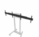 Bara pentru adaugarea unui ecran in plus Neomounts by Newstar compatibila cu FL55-875BL1 si WL55-875BL1, pentru display-uri 42"-65", suporta pana la 50 kg pe ecran, VESA min. 100x100, VESA max. 800x400, negru - Image 2