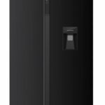 Side by Side HEINNER HSBS-HM529NFBKWDE++, No Frost, 529 L, Clasa E, Dozator apa, Negru