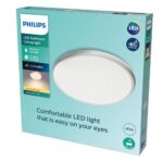 Plafoniera LED Philips Spray CL260, 17W, 1500 lm, lumina calda (2700K) ,IP44, 34.7cm, Metal/Plastic, Argintiu - Image 2