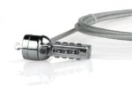 Cablu de securitate laptop Natec, lungime cablu 180 cm, material metal, gri - Image 2