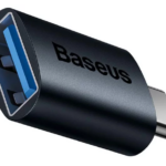 Adaptor Baseus Ingenuity Series Mini OTG, USB 3.1 (M) la USB Type-C (T), corp metalic, albastru