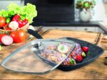 TIGAIE GRILL ALUMINIU + CAPAC 28 x 4.5 CM , DARK LINE, COOKING  BY HEINNER - Image 6
