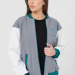 W JACHETA BOMBER GRI PETROL XL