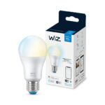 Bec LED inteligent WiZ Connected Whites A60, Wi-Fi, E27, 8W (60W),806lm, lumina alba (2700-6500K), compatibil Google Assistant/Alexa/Siri - Image 3
