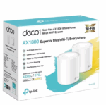 TP-Link DECO X10(2-PACK) Sistem Mesh Wi-Fi 6 Dual-Band AX1500 cu acoperire în toată locuința, Standarde wireless: IEEE 802.11ax/ac/n/a 5 GHz, IEEE 802.11n/b/g 2.4 GHz, Viteza wireless: 5 GHz: 1201 Mbps, 2.4 GHz: 300 Mbps, 2 x antene interne, pachet cu doua bucati pentru case cu 2-4 camere, - Image 2