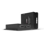 Lindy 50m Cat.6 HDMI & IR Extender with Loop Out  Description  Extends HDMI & IR Signals up to 70m using a single Cat.6 Cable Supports resolutions up to 3840x2160@30Hz 4:4:4 8bit Features a loop-through HDMI output on the Transmitter for local monitoring Supports power over Cable, only a