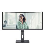 Monitor Gaming AOC CU34P3CV, 34", 3440 x 1440 pixeli, Black, 3 ani Garantie - Image 2
