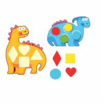 JOC DE POTRIVIRE DIN SPUMA EVA, DINOZAURI, PUEDO