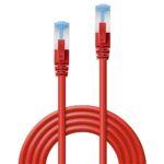 Cablu Lindy 1m Cat.6A S/FTP LSZH Network Cable, Red RJ45, M/M, 500MHz, Copper  Technical details  Connectors  Connector A: RJ45 Male Connector B: RJ45 Male Housing Material: Polycarbonate Connector Plating: Nickel Pin Construction: Brass Pin Plating: Gold plated Dimensions (approx.) WxDxH - Image 2