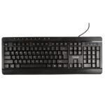 KIT Spacer, tastatura cu fir multimedia 104 taste (+ 9 taste multimedia) + mouse rezolutie max.1600dpi, 4 butoane, rotita scroll, negru - Image 3