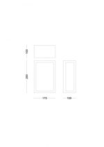 Aplica pentru exterior Philips ALZOR, 1xE27, max 25W, IP44 ,260x170x100mm, Negru - Image 3