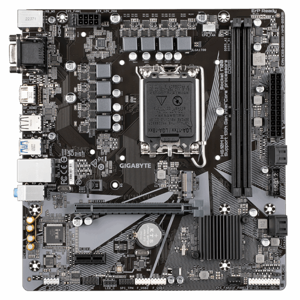 Placa de baza Gigabyte H610M H, LGA 1700, DDR5, Micro-ATX