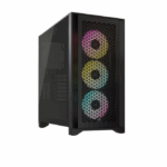 Carcasa Corsair iCUE 4000D RGB, RGB, Mid Tower, Black