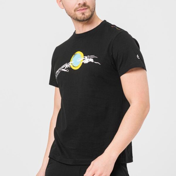 TRICOU CASUAL MANA BICICLETA BARBATI BLACK-S