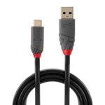 Cablu transfer Lindy LY-36912, USB 3.2 Type A to C Cable, 1.5m, Anthra Line - Image 2