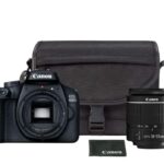 Camera foto Canon kit EOS-4000D + EF-S 18-55mm DCIII + geanta SB130 + SD 16GB, 18.7MP,2.7" TFT fixed DIGIC 4+, 3 cadre / sec, ISO 100-6400,FullHD movies 30fps,compatibil SD/SDHC/SDXC,30-1/4000 sec,9 puncte de focus HDMI mini,USB,WI-FI, accumulator Li-ion LP-E10, montura EF/EF-S.