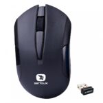 Mouse Serioux wireless, Drago 300, 1000dpi, negru, baterie AA inclusa ,receptor nano, blister, USB