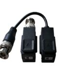Video balun DS-1H18S/E(C);307400306,Video balun pasiv  Hikvision, DS- 1H18S/E(C); set 2 bucati ( o bucata cu cablu si o bucata fara cablu); transmite semnal video pe cablu UTP pana la 250m si pentru camere PoC pana la 150m; compatibil standard HDCVI/TVI/AHD/CVBS, greutate 32g