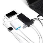 Hub USB TP-Link UH720, USB-A, 7 porturi, Negru - Image 3