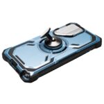 Suport auto magnetic Spacer pentru smartPhone, Metalic,fixare prin adeziv, Magnetic, 4 SuperMagneti N50, rotire 360 grade, negru - Image 3
