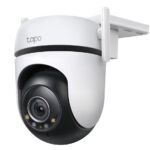 TP-Link Cameră de supraveghere pentru exterior cu funcție Pan/Tilt | Tapo C520WS, Senzor Imagine: 1/3‘’ CMOS, Rezoluție: 2K QHD 4MP (2560 × 1440 px), Lentile: F/NO: 1.61±10%; Distanță de focalizare: 3.18mm±5%, 360° pe orizontală și 130° pe verticală, IR 30m, IP66, Frame Rate: Până la 25/30fps
