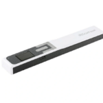 Scanner portabil IRIScan Book 5, dimensiune maxima documente scanate A4 (latime) pana la 120cm, rezolutie scanare:300/600/1200 dpi, viteza de scanare: 1 secunda pentru documentele alb-negru/2 secunde pentru documentele color, scaneaza documentele direct in cardul microSD (inclus), ecran color 1.5"