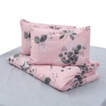 Lenjerie Dubla BBC 4 piese, 132TC - Rose - Image 5