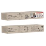 Suport Mobil de podea pentru TV plat/curbat Barkan + raft metal pentru laptop, 32" - 86", VESA 600x400mm, suporta pana la 50kg, Negru - Image 9