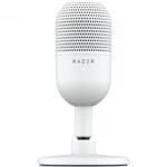 Microfon Razer Seiren V3 Chroma RGB USB, frecventa raspuns 20 Hz - 20000 Hz, sensibilitate 110 dB (THD > 1% at 1 kHz), alb