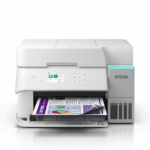 Multifunctional inkjet color Epson EcoTank CISS L6376, culoare alb, dimensiune A4 (Printare,Copiere, Scanare), printare borderless, viteza 35ppm alb-negru, 23ppm color, rezolutie 4800x1200 dpi, alimentare hartie 250 coli,ADF 30 coli, duplex automat ,scanner CIS rezolutie 1200x2400, Interfata: USB
