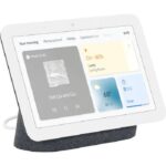 Boxa inteligenta Google Nest Hub (2nd Gen), 7" touchscreen, Wi-Fi, Bluetooth, 3 Microfoane, Negru