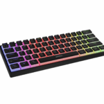 Tastatura gaming mecanica wireless Genesis Thor 660 G2 60% , iluminare RGB, switch-uri Brown, 61 taste, 13 butoane multimedia, negru
