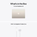 MacBook Air 13.6" Retina/Apple M5 (CPU 10-core, GPU 10-core, NeuralEngine16-core)/16GB/1TB - Starlight - INT KB (No Adapter) - 2026 - Image 3