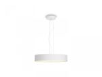 Pendul LED Philips Hue Fair, Bluetooth, 25W, 2900 lm, luminaalba(2200-6500K), IP20, 44.4cm, Metal, Alb, Intrerupator cu variator inclus