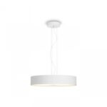 Pendul LED Philips Hue Fair, Bluetooth, 25W, 2900 lm, luminaalba(2200-6500K), IP20, 44.4cm, Metal, Alb, Intrerupator cu variator inclus