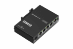 TELTONIKA INDUSTRIAL 5PORT SWITCH TSW010, Interfata: 5 x ETH port, 10/100 Mbps, supports auto MDI/MDIX crossover, Standarde retea: 802.3i, 802.3u, 802.3x, 802.3az, Latime de banda: 1 Gbps, Carcasa aluminiu, Dimensiuni: 113.1 x 27.4 x 80.5 mm, Greutate: 146.5 g, IP30 - Image 2