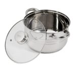 SEMIOALA INOX+CAPAC, 22X12.5 CM, 4.5 L, MYRA, COOKING  BY HEINNER  - Image 2