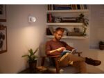 Spot LED Philips Hue Buckram, Bluetooth, GU10, 5W (50W), 350 lm, luminaalba (2200-6500K), IP20, 10.2cm, Metal, Alb, Intrerupator cu variatorinclus - Image 2