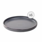 SET 6 FARFURII DESERT, CERAMICA 20 CM, CALYPSO, ART OF DINING BY HEINNER