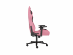 Scaun gaming Genesis Nitro 720, piele ecologica, reglabil pe inaltime, suporta pana la 150 kg, inaltime reglabila 46.5 - 53.5 cm, spatar ajustabil 135°, dimensiuni roti 60mm,  negru/roz - Image 9