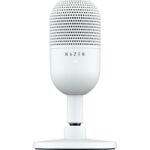 Microfon Razer Seiren V3 Mini White USB, frecventa raspuns 20 Hz - 20000 Hz, sensibilitate 110 dB (THD > 1% at 1 kHz), alb