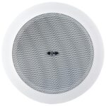 Difuzor incastrabil (Ceiling Speaker) ITC T-105U, pentru sisteme de Public Address (PA), trepte 1.5W-3W-6W@100V, speaker 5inch, SPL(1W/1M) 89dB, frequency response 80-18KHz, cutout 145mm, carcasa ABS, grila metalica, culoare alba, dimensiuni 172 ×80mm, greutate 0.75Kg