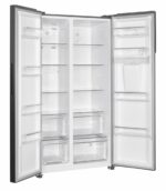 Side by Side HEINNER HSBS-HM529NFBKWDE++, No Frost, 529 L, Clasa E, Dozator apa, Inox - Image 5