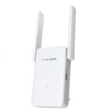 Mercusys Ax1800 Wi-Fi Range Extender ME70X; Dual-Band, Standarde Wireless: IEEE 802.11a/n/ac/ax 5GHz, IEEE 802.11b/g/n/ax 2.4GHz, Viteza wireless: 574 Mbps at 2.4GHz, 1201 Mbps at 5GHz, Interfata: 1 x Gigabit Ethernet Port, 2 x Antene externe, Consum: 13W, Dimensiuni:  138.6 × 100.3 × 68.4 mm. - Image 2