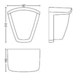 Aplica pentru exterior Philips Kiskadee, 1xE27, max 42W, IP44 ,140x197x212mm, Antracit - Image 3