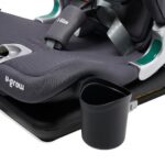 Scaun auto I-size U-Grow Goldfix Plus, isofix, 76-150 cm (9-36 kg), boxa bluetooth, gri - Image 11